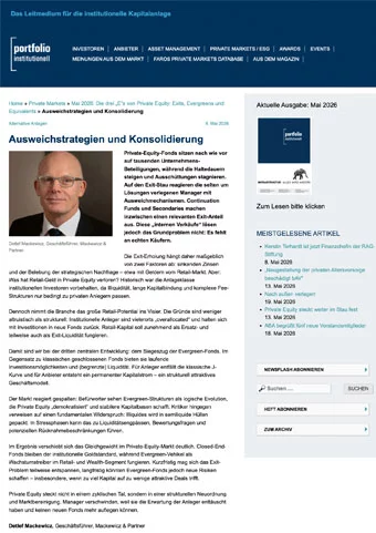 Private Equity im Umbruch